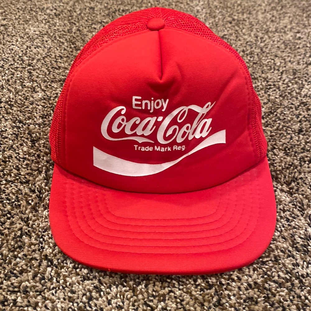 Vintage Coca-Cola trucker cap